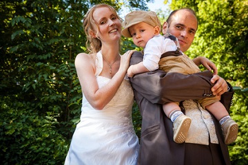 Hochzeit mit Kind