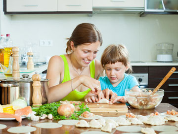 Backen und Kochen mit Kindern