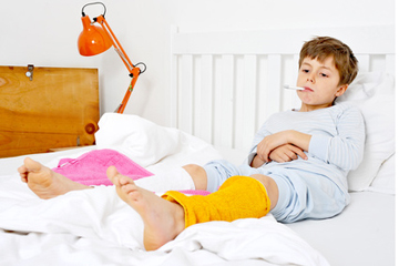 Wadenwickel bei Kindern richtig anwenden